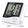 Indoor Large Scree LCD Electronic Temperature Humidity Digital Thermometer Weather Station Alarm Clock HTC-1
