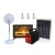 Import Indoor Small Solar Lamp Lights Powered With 12V DC Solar Fans System Rechargeable For Greenhouse Home from China
