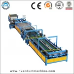 Industrial Square duct automatic forming line 5/HVAC auto ducting line production equipment,tube forming machine