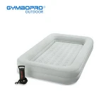 Inflatable Toddler Travel Air Mattress with Safety Bumpers Portable Blow Up Kids Bed with Built in Bed Rail