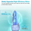 IPX7 Waterproof Water Jet Flosser  USB Charging Water Dental Flosser 5 Cleaning Modes dental oral irrigator