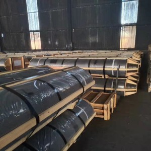 Ir graphite electrode UHP610mm GE material 100% needle coke