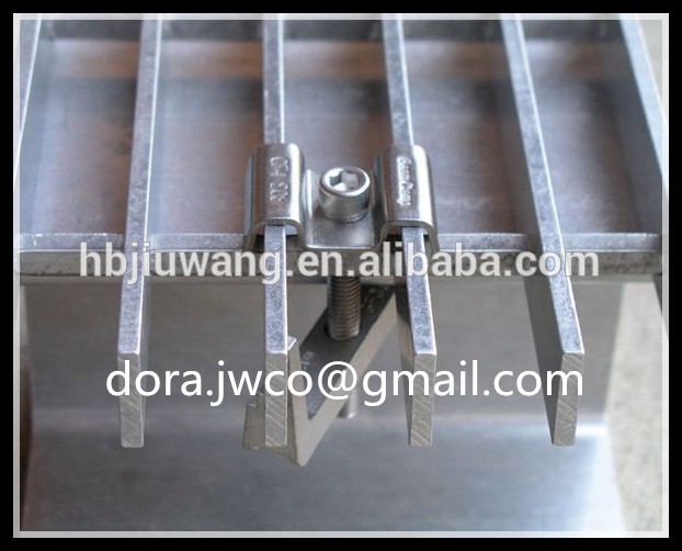 ISO9001stainless steel clips grating -grating clamp
