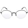 Japan titanium glasses frames bulk trendy optical frames semi rimless eyewear