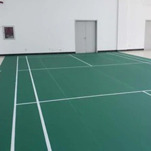 JIANER Badminton Sport indoor sports flooring portable basketball court sports flooring pvc badminton court carpet