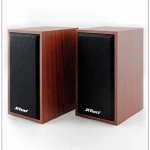 JT2801 Laptop Desktop Portable USB Excellent Sound Wooden Speaker