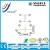 Import Kejian 6*6 series 6x6 tactile switch other terminal shape rubber tact switch from China