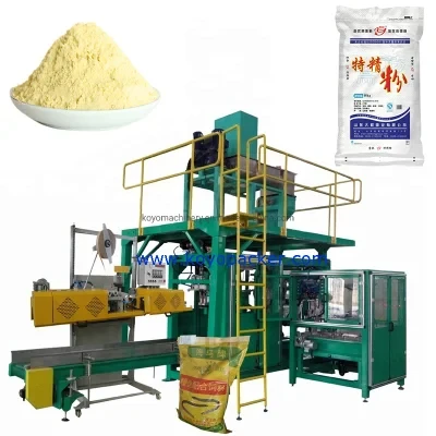 Kfzd-F25 Automatic 10kg 25kg 50kg Open Mouth Bagger / Powder Woven Bag Packing Machine Line