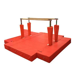 Kids outdoor playground sport wooden parallel bars for sale