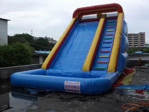 Kids playground giant inflatable pool slide,giant inflatable water slide,giant inflatable slide for sale