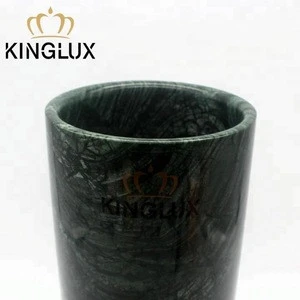 Kinglux Natural Green Marble Stone Flower Vase