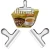 Import Kitchen Home Usage  3 Inch Wide Stainless Steel Metal food Bag Clips from China