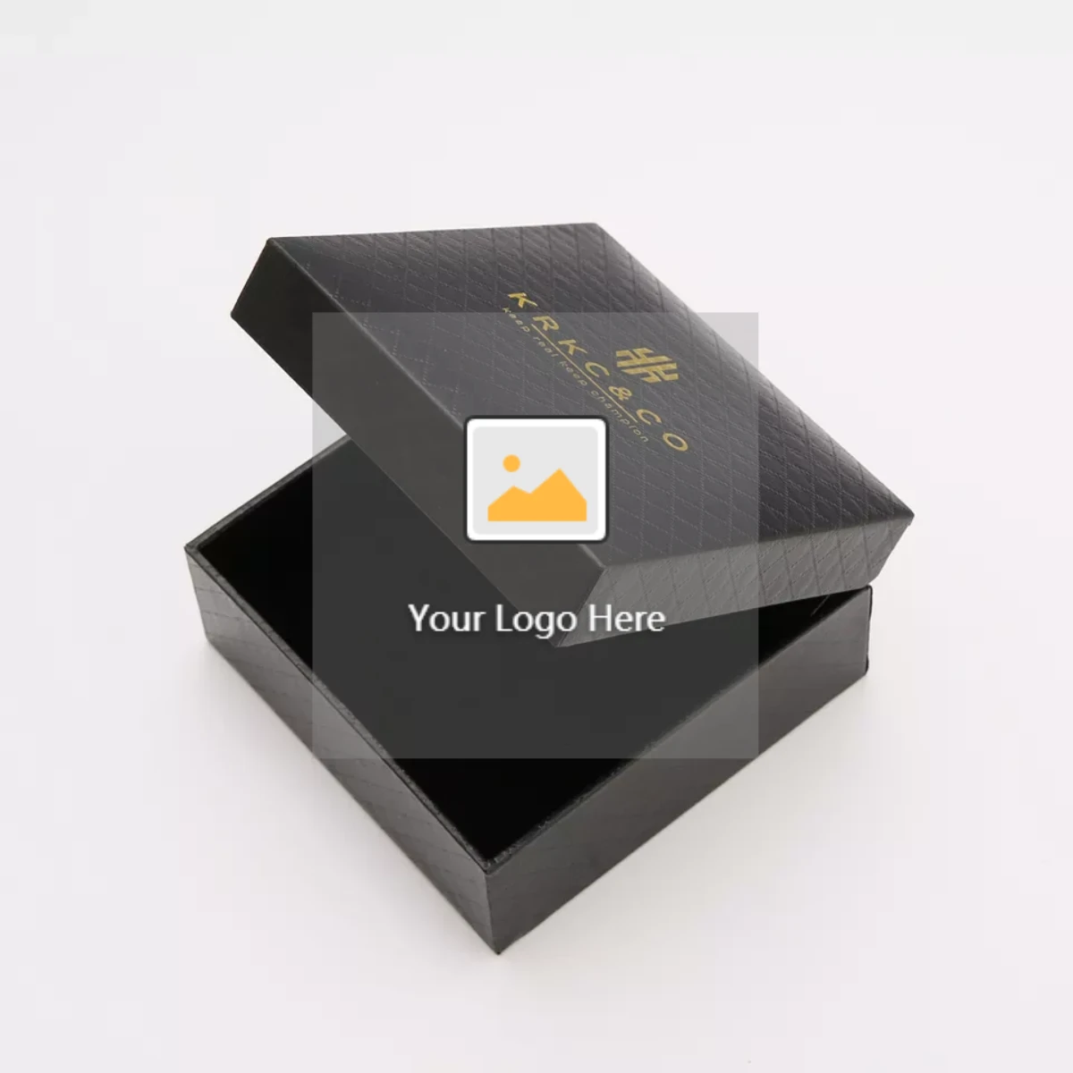 KRKC Wholesale Luxury Custom Bracelet Necklace Jewellery Box Jewelry Gift Packaging Bags Pouch and Box Jewelry Boxes with logo