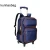Import kunhaobag custom all kinds cheap trolley school bag from China