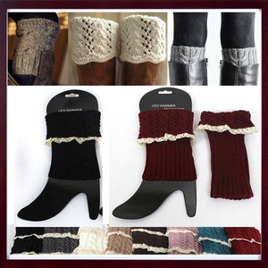 Import Lace Top Ribbed Knit Boot Topper Cuffs Leg Warmers Womans Knitted Boot Cuffs Ankle Boot Cuffs From China Find Fob Prices Tradewheel Com