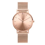 Ladies Wrist Japan Movt Women Watches Rose Gold Fashion Watch