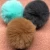 Import Large Rabbit Fur Pom Poms Wholesale Fur Pom Poms For Hat Clothes Decoration from China