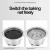 Import Large size round barbecue rack lower smoke extraction Korean charcoal barbecue stove embedded barbecue equipment from China