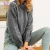 Import Latest design popular high neck knitted sweater women pullover woman sweater from China