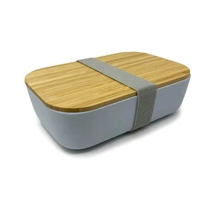 Leakproof Bento Lunch Box Eco Friendly Bamboo Lunch Box with Lunch Bag