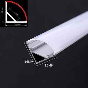 Led aluminum strip profile Corner mounting profile led strip light aluminum profile