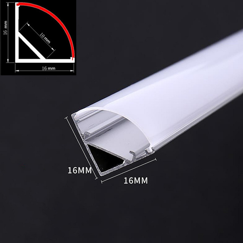 Buy Led Aluminum Strip Profile Corner Mounting Profile Led Strip Light ...