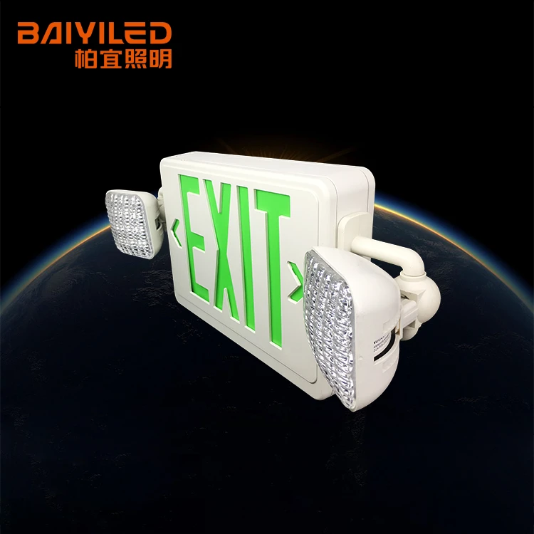 Led Exit Lighting Nicd Battery Wall Mount Emergency Light Make with lithium