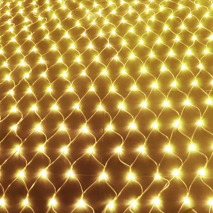 LED Net lights 200 LED Fairy String Decorative Mesh Warm White For a Wedding Cocktail Party Birthday BBQ Bistro Cafe