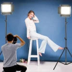 Led video panel soft light professional film light equipment studio with tripod stand photo studio video lighting