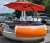 Import leisure bbq donut boat for 12 person of FRP material from China