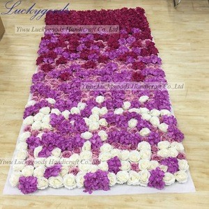 LFB621-1 popular selling 1.2x2.4m roll up display flower backdrop wedding decoration