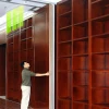 library doors for space divider wooden folding partition for library new design wood office partition
