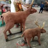 Life Size Outdoor Resin Deer Statues for sale