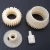 Import Light weight CNC Machine tooth gears plastic gear Nylon helical bevel gear from China