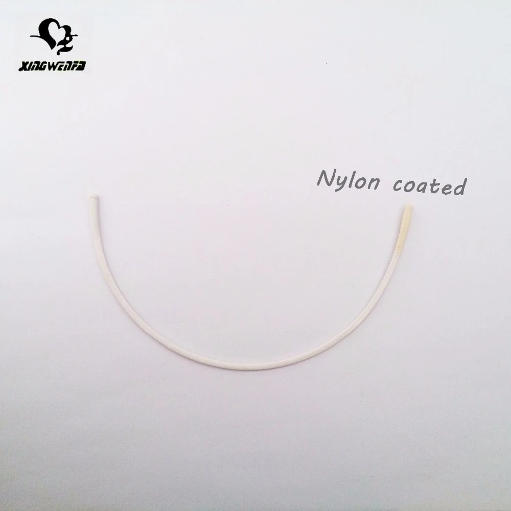 Lingerie bra accessory carbon steel nylon coated bra underwire