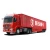 Import load 7.925t D7B 6x4 wingspan van Weichai cargo van truck  240hp from China
