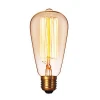 Loft Vintage Edison Bulbs ST64/G95/G80 E26/E27 Incandescent Light Bulbs 40W 110V 220V Filament Bulb Edison LED Pendant Lamp