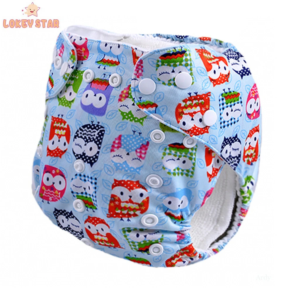 Lokeystar Wholesale Factory Baby Reusable Washable Baby Diapers Nappies