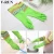 Import Long thicken sleeve warm gloves,household rubber latex laundry gloves dish washing latex gloves with flannelette inner from China