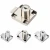 Import Low Price 19mm *22mm  Zinc Desk Cabinet Drawer Lock from Hong Kong