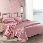Luxury customized  100% mulberry silk quilt duvet cover bedding set for home