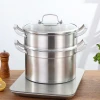 Luxury German Behrens Stainless Steel Cookwaresets Stock Cooking Steamer Pot For Home &amp; Hotel