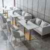 Luxury Restaurant Furniture Including Tables And Chairs Modern Design for sale