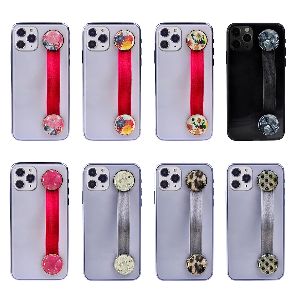 Luxury top quality custom design mobile phone ring straps