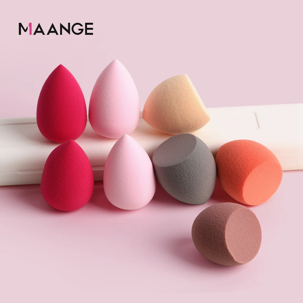 Maange New Factory Direct Hydrophilic Foam Face Cosmetic Puff Make Up Foundation Blending Beauty Latex Free Makeup Sponge