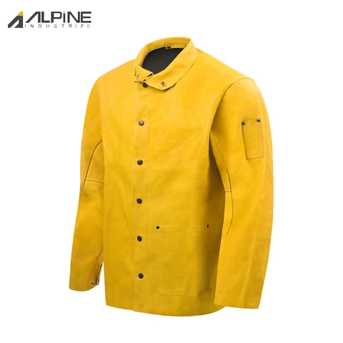 Made In Pakistan Welding Leather Jacket New Style Welding Safety Clothing Split Leather Welders Clothing