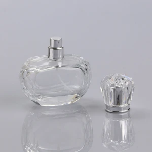 Make To Order High Quality Crystal Empty Spray 50ml Glass Perfume Bottle Factory