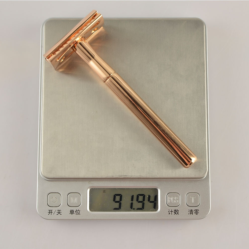 Buy Mans Delicacy Thin Classic Retro Rose Gold Metal Straight Brass ...