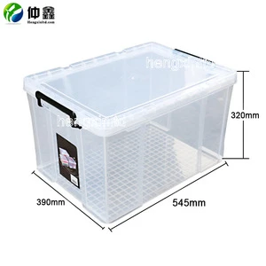 Manufacture competitive price transparent plastic boxes/stackable container