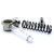 Import Manufacturer directly sells detachable weed pipe smoking accessories spring portable LED flash metal smoking pipe from China